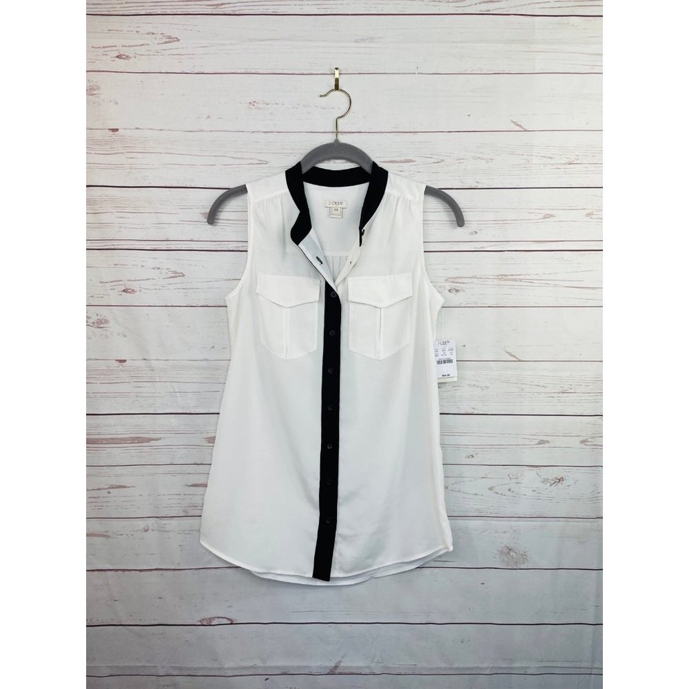 J.Crew NWT Sleeveless Blouse 00
